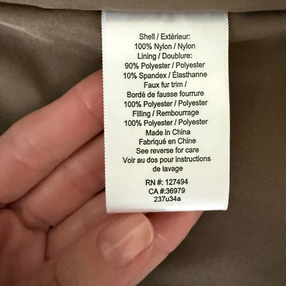 Heartloom Tan Puffer Vest S - Picture 6 of 6